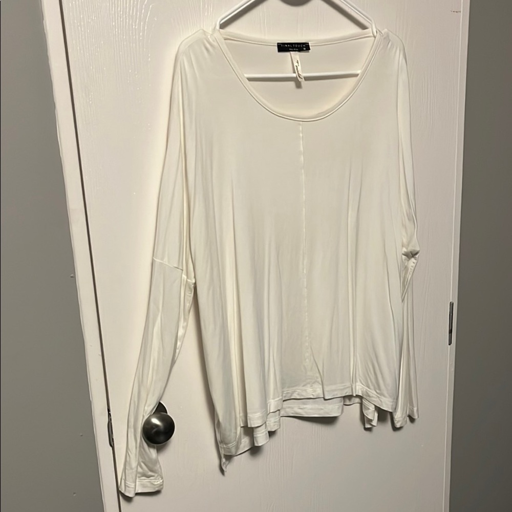 White Long Sleeve Top